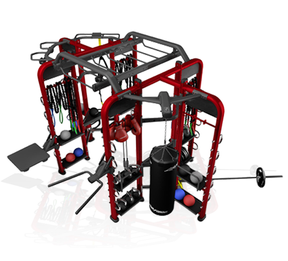 BFT3602八站位健身器材,360度全功能训练器大图展示1