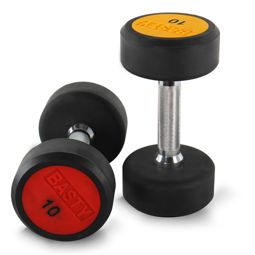 DP-04A圆形彩色多规格固定包胶哑铃向日葵污视频APP下载批发大图展示1