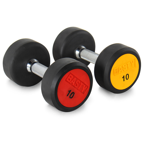 DP-04A圆形彩色多规格固定包胶哑铃向日葵污视频APP下载批发大图展示2