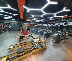 台湾健身房案例 客户健身房器材配置案例图