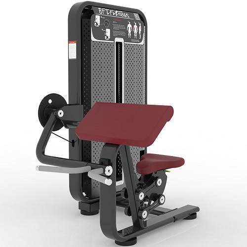 坐式二头肌弯举训练器 肱二头肌训练器材 商用健身房器械向日葵污视频APP下载直销