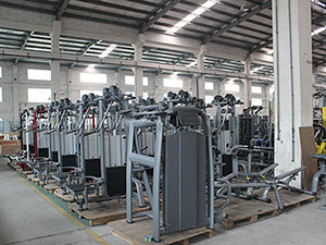 向日葵成人网站健身器材生产车间展示