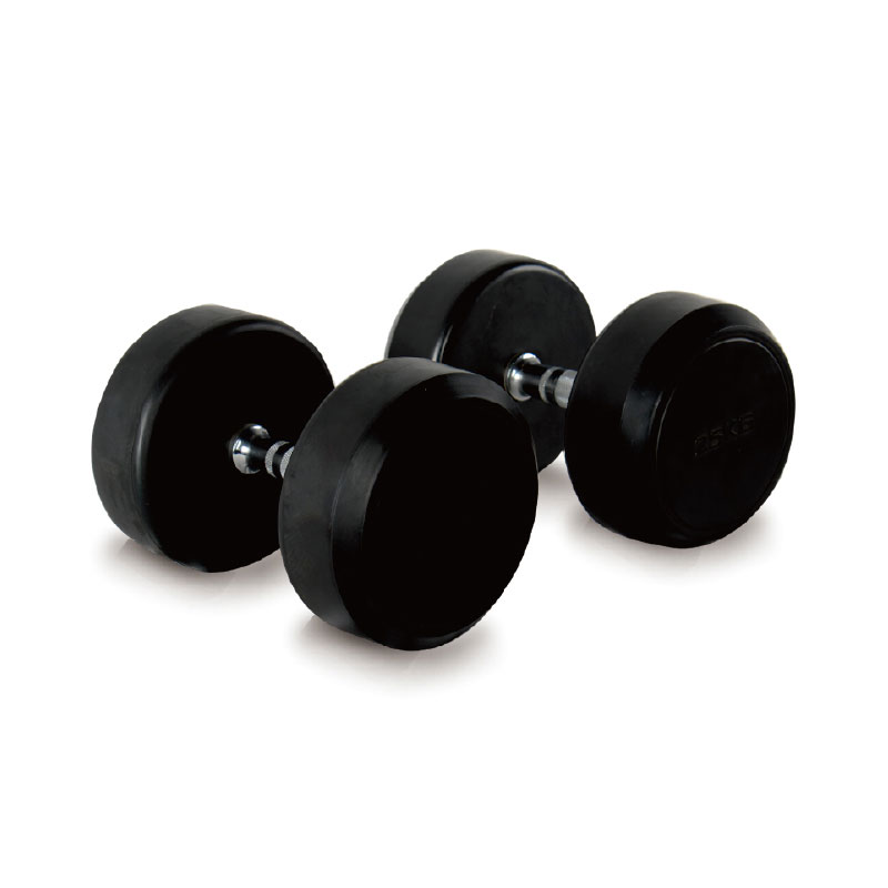 DP-01黑色固定包胶哑铃健身器材向日葵污视频APP下载批发大图展示1
