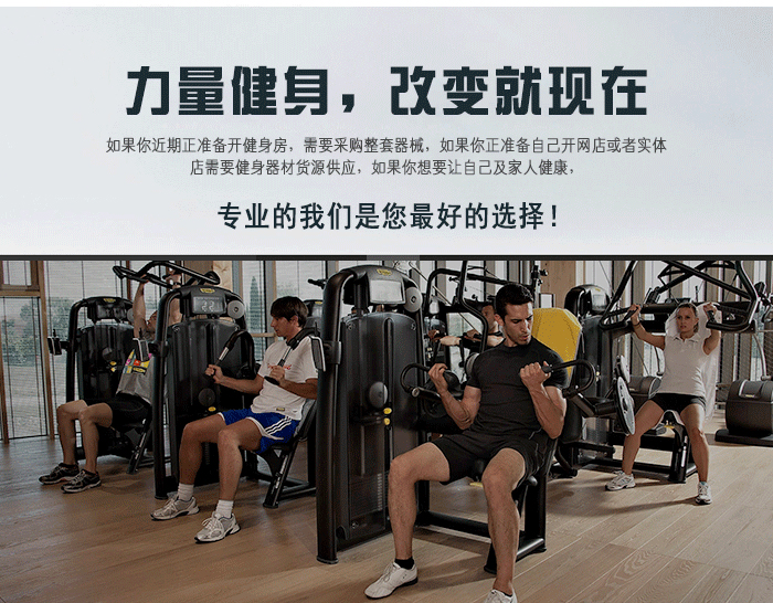 坐式胸肌推举训练器 坐式胸肌推举训练器